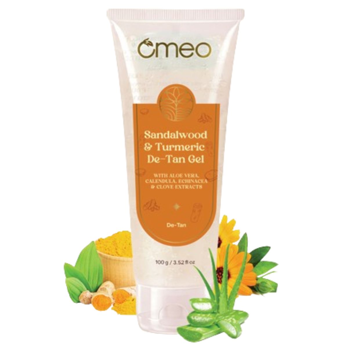 OMEO | Sandalwood & Turmeric De-tan Gel (100g )